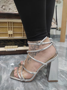 Sandali da donna Estivi di colore argento