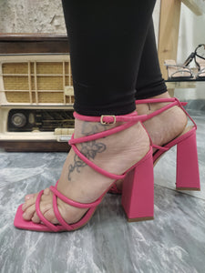Sanali Spuntati da donna di colore Fucsia