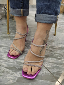 Scarpe donna eleganti di colore fucsia