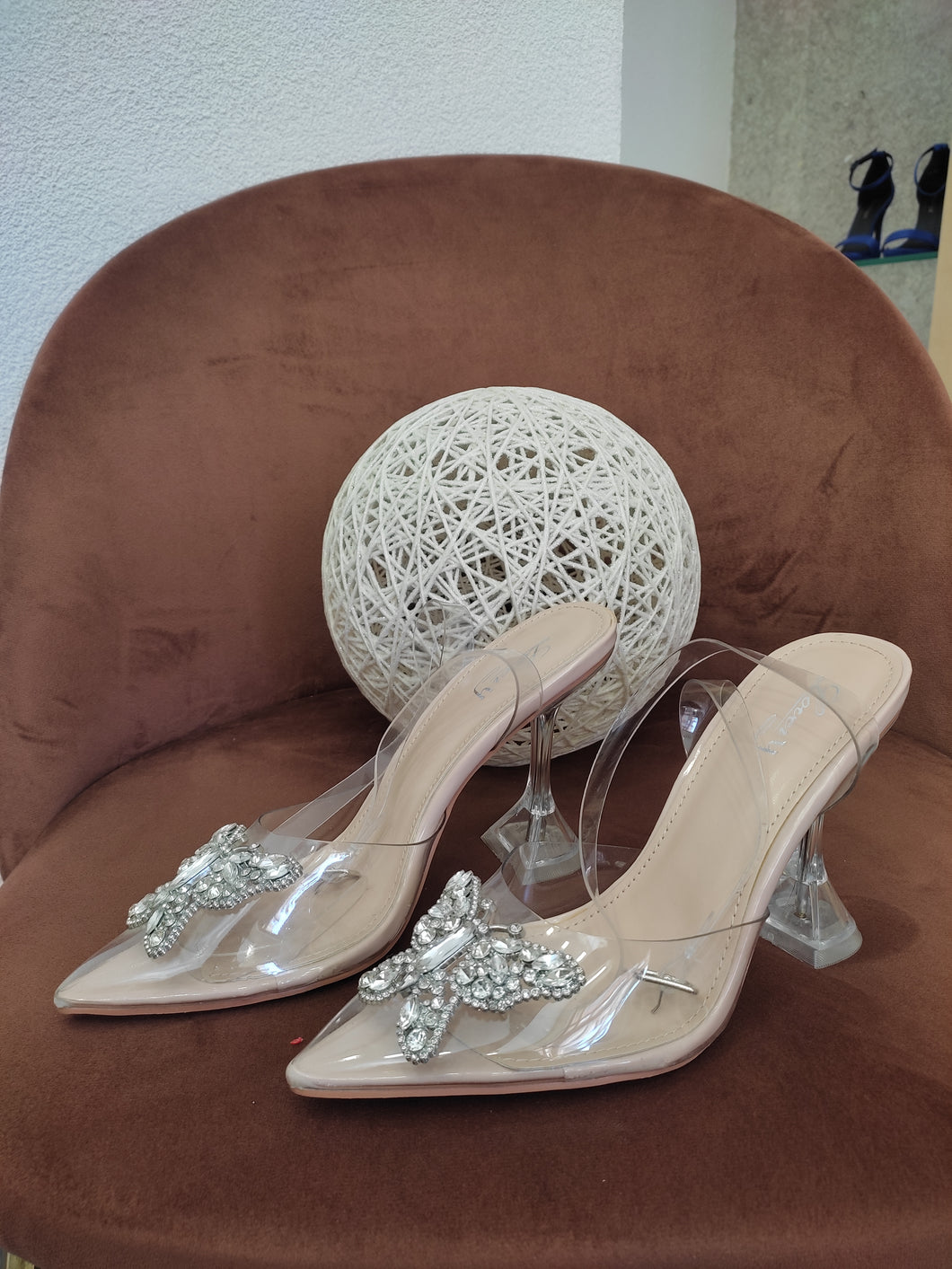 Scarpe donna di colore argento modello chanel